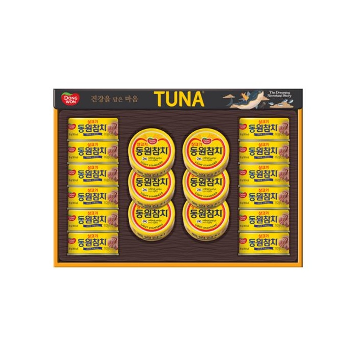[26년설 동원선물세트] 동원참치 O-18호 (라이트스탠다드 85g 18캔)